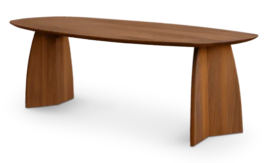 Cavel Nordic Curve Eettafel | Massief Amerikaans Walnoot | Deens Ovaal Cavel Nordic Curve Eettafel | Massief Amerikaans Walnoot | Deens Ovaal