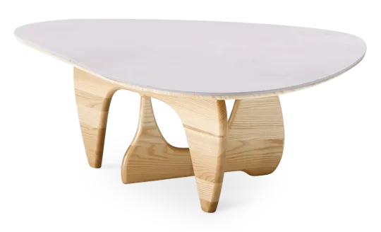 Japandi Salontafel Sabi | Wit Keramiek | Essen Onderstel
