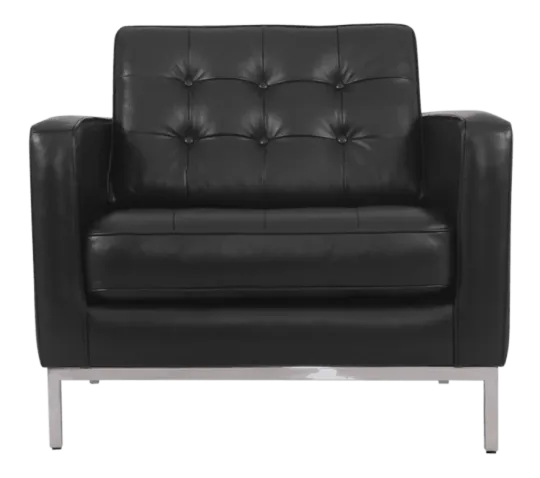 Italo Chair Zwart Leer