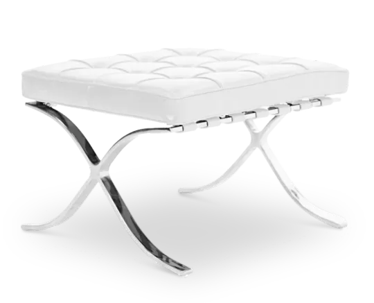 Paviljoen Ottoman Luxe Wit Volleer