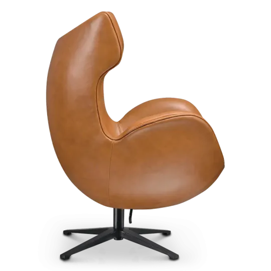Flag Chair Cognac / Bruin Leer