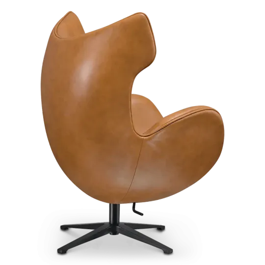 Flag Chair Cognac / Bruin Leer