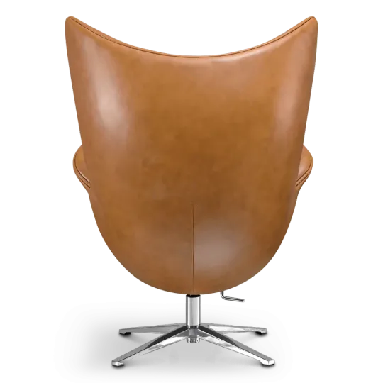 Flag Chair Cognac / Bruin Leer