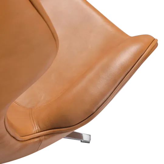 Flag Chair Cognac / Bruin Leer