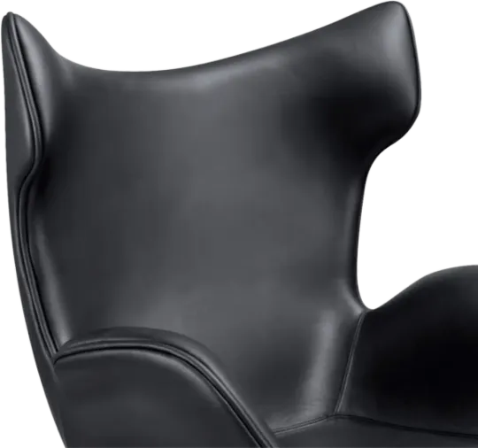 Flag Chair Zwart Leer Flag Chair Zwart Leer
