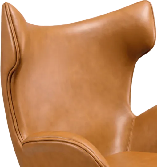 Flag Chair Cognac / Bruin Leer