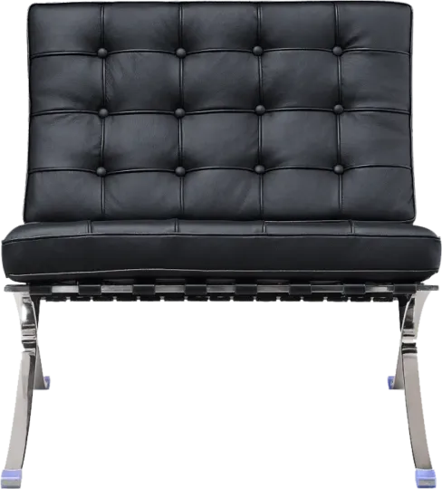 Barcelona Chair Luxe Volleer Zwart