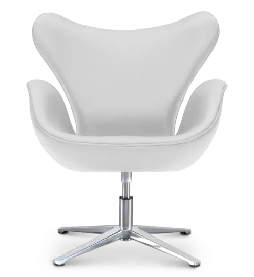 Sean Chair Wit Leer