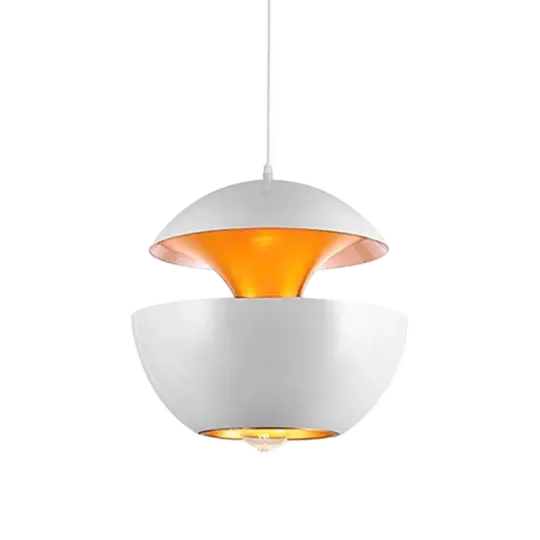 Hanglamp Peach | Mat Wit / Goud Hanglamp Peach | Mat Wit / Goud