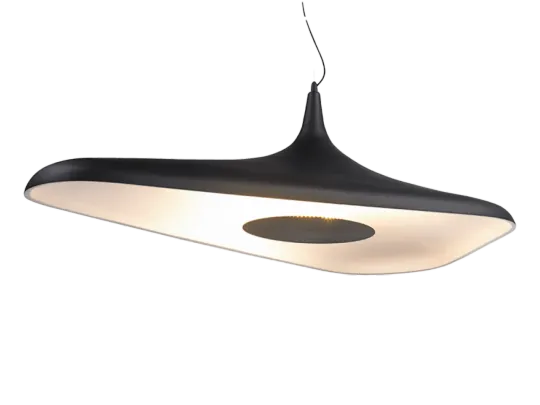 Hanglamp Strancia | Zwart / Wit