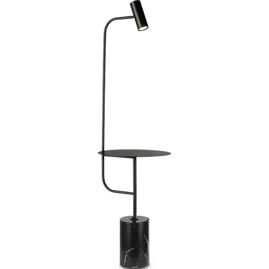 Vloerlamp Marm | Zwart