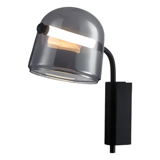 Wandlamp Smoky | Smoky Zwart