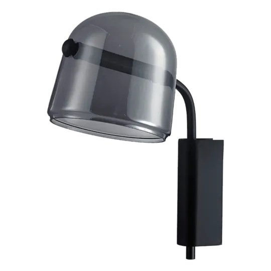Wandlamp Smoky | Smoky Zwart