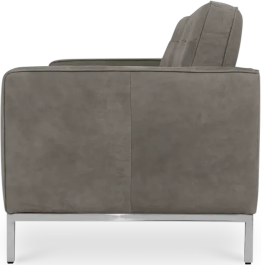 Italo Drie Zits Elegant Silver Grey Velvet