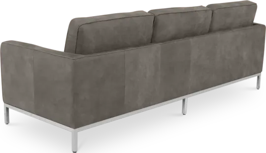 Italo Drie Zits Elegant Silver Grey Velvet