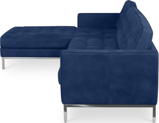 Italo Hoekbank Kings Blue Velvet (Hoek Rechts)
