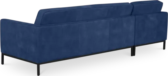 Italo Hoekbank Kings Blue Velvet (Hoek Rechts)