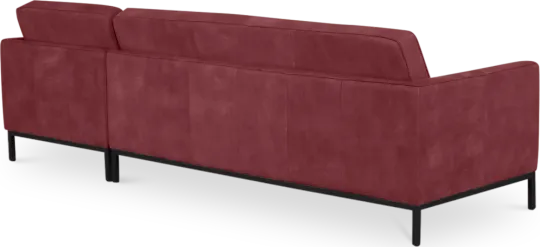 Italo Hoekbank Bordeaux Red Velvet (Hoek Links) Florence Knoll Hoekbank Bordeaux Red Velvet (Hoek Links)