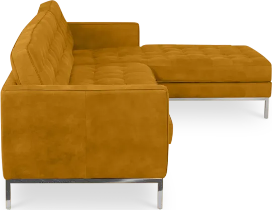Italo Hoekbank Okergold Velvet (Hoek Links)