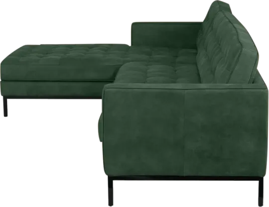 Italo Hoekbank Forest Green Velvet (Hoek Rechts) Italo Hoekbank Forest Green Velvet (Hoek Rechts)