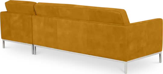 Italo Hoekbank Okergold Velvet (Hoek Links)