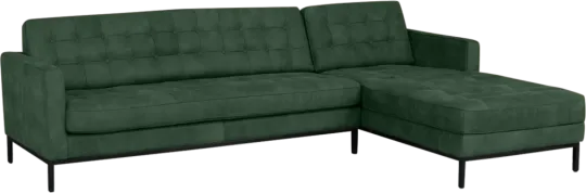 Italo Hoekbank Forest Green Velvet (Hoek Links) Italo Hoekbank Forest Green Velvet (Hoek Links)