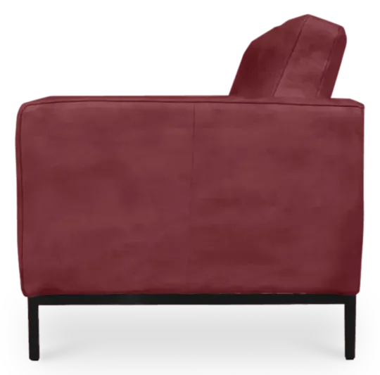 Italo Twee Zits Bordeaux Red Velvet
