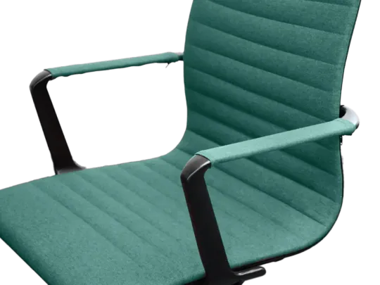 Cavel CD 119 Bureaustoel Groen Linnen | Zwart Frame Cavel CD 119 Bureaustoel Groen Linnen | Zwart Frame