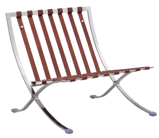 Paviljoen Chair Luxe Volleer Cognac/Bruin