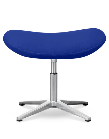 Flegg Ottoman / Hocker Blauw Kasjmier