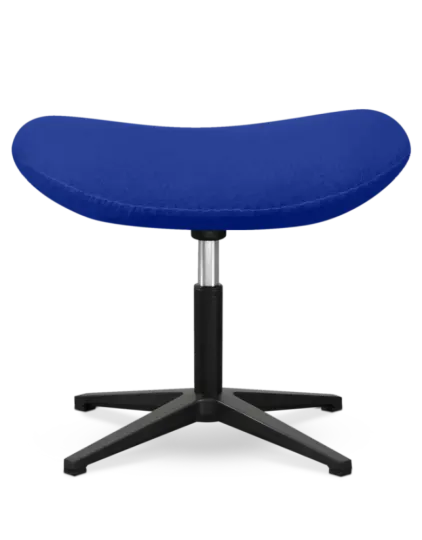Flegg Ottoman / Hocker Blauw Kasjmier