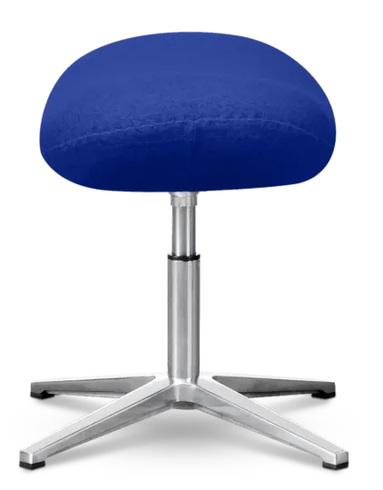Flegg Ottoman / Hocker Blauw Kasjmier