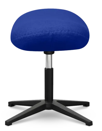 Flegg Ottoman / Hocker Blauw Kasjmier