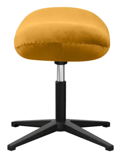 Flag Ottoman Oker Velvet Flegg Ottoman Okergold Velvet