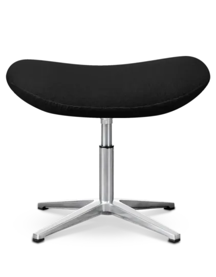 Flegg Ottoman / Hocker Zwart Kasjmier