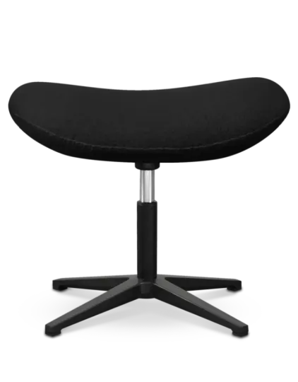 Flegg Ottoman / Hocker Zwart Kasjmier