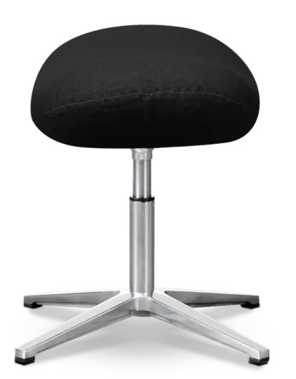 Flegg Ottoman / Hocker Zwart Kasjmier