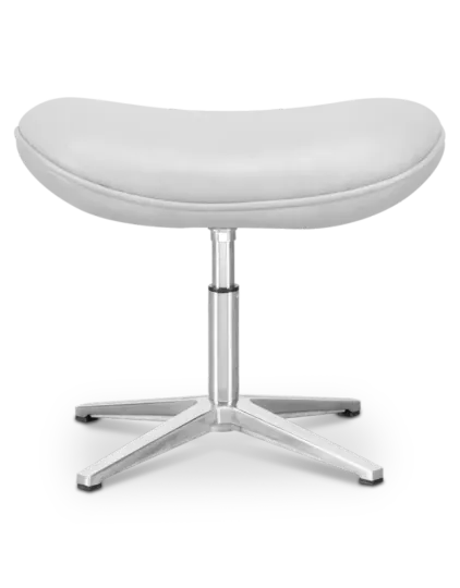 Flegg Ottoman / Hocker Wit Leer