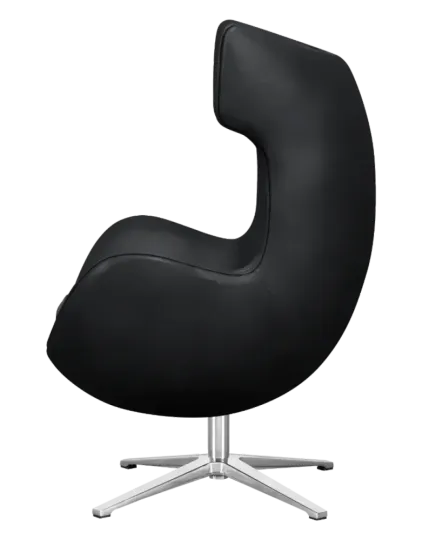 Flegg Chair Zwart Leer