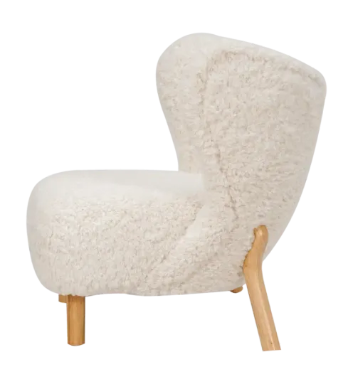 Little Kita Fauteuil Wit | Essen Pootjes (OUD MODEL) Little Kita Fauteuil Wit | Essen Pootjes (OUD MODEL)