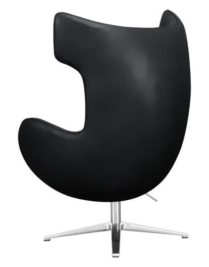 Flegg Chair Zwart Leer