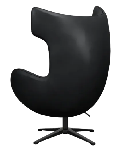 Flegg Chair Zwart Leer