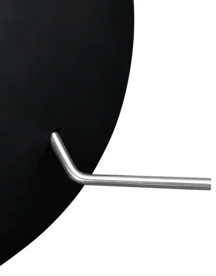 Flegg Chair Zwart Leer
