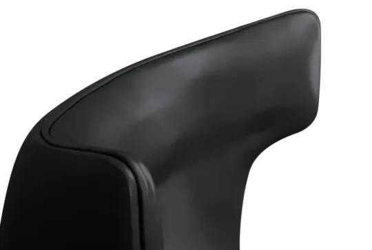 Flegg Chair Zwart Leer