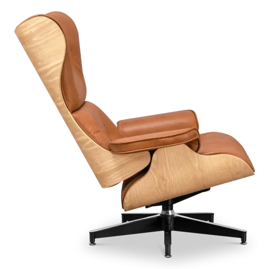 Cavel Lounge Chair Cognac/Bruin Leer | Essen Schalen