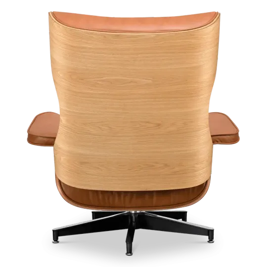 Cavel Lounge Chair Cognac/Bruin Leer | Essen Schalen