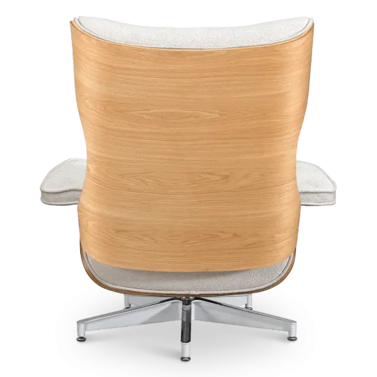 Cavel Lounge Chair Wit Boucle | Essen Schalen