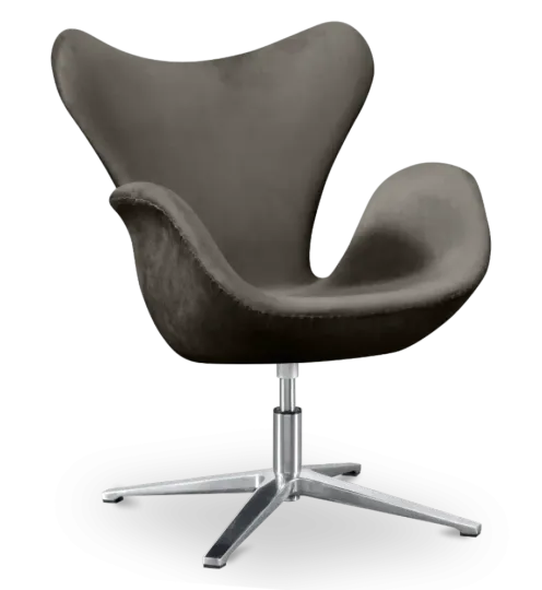 Sean Chair Zilver Grijs Velvet