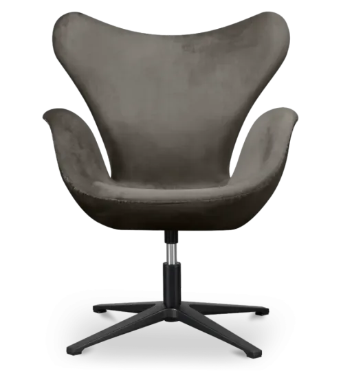 Sean Chair Zilver Grijs Velvet