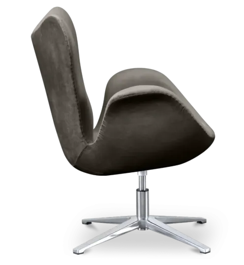 Sean Chair Zilver Grijs Velvet